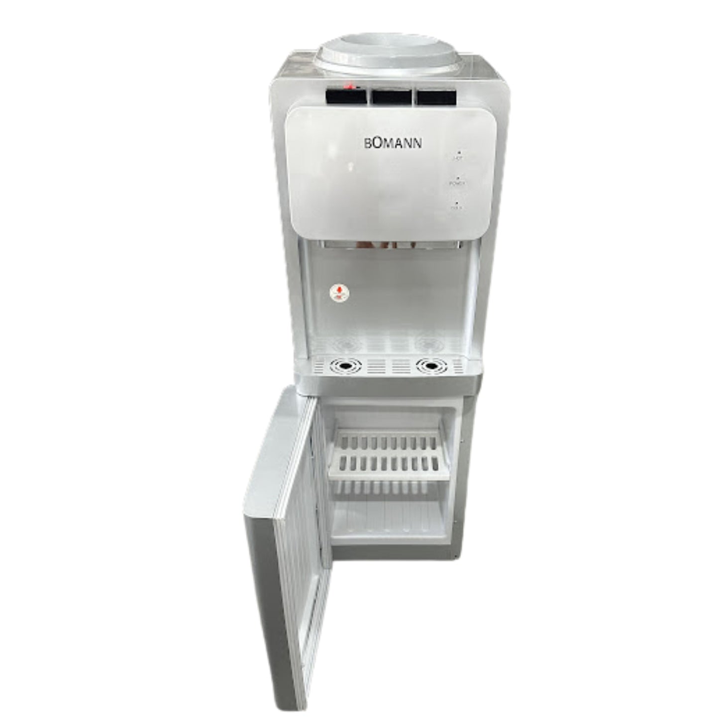 BOMANN Top-loaded water dispenser with storage cabinet