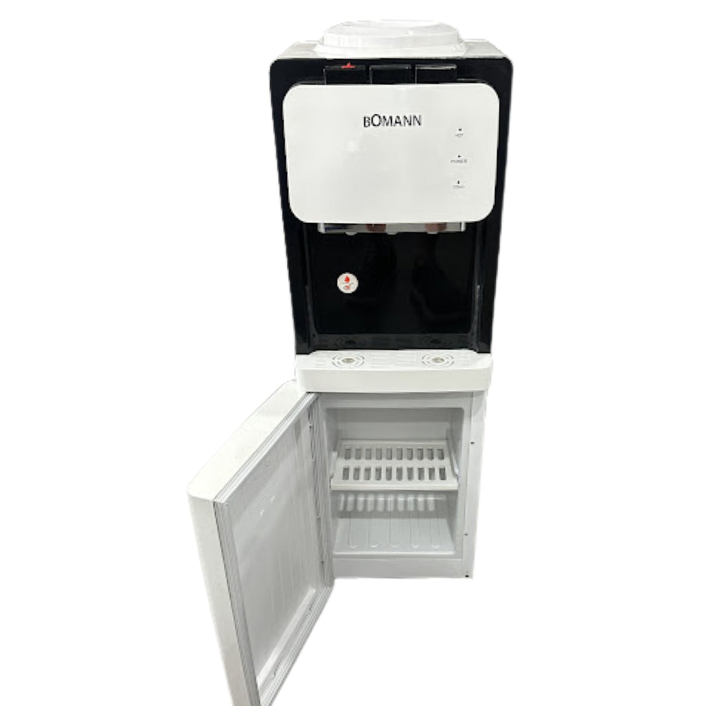 BOMANN Top-loaded water dispenser with storage cabinet