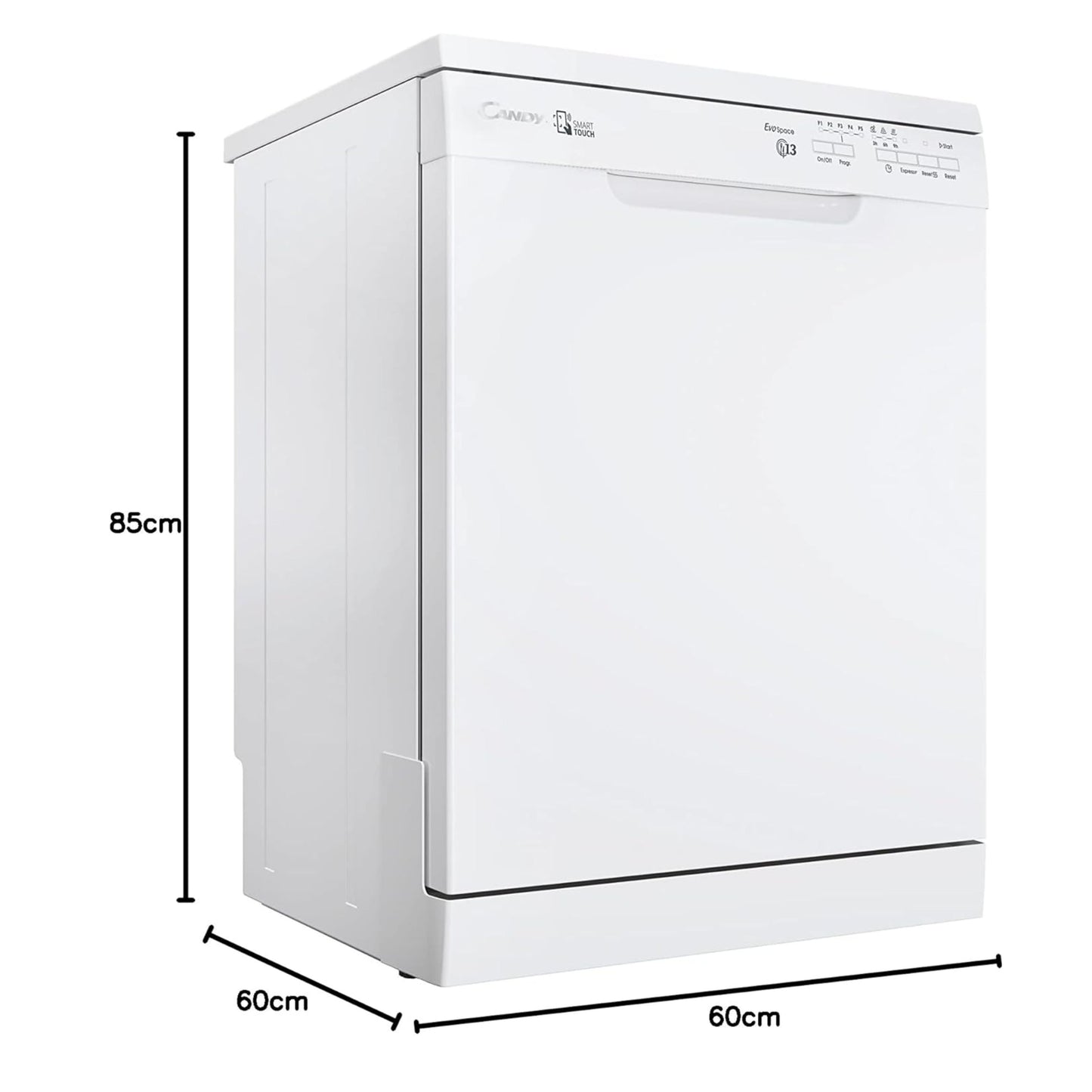 Candy Dishwasher 13 Place Settings - white