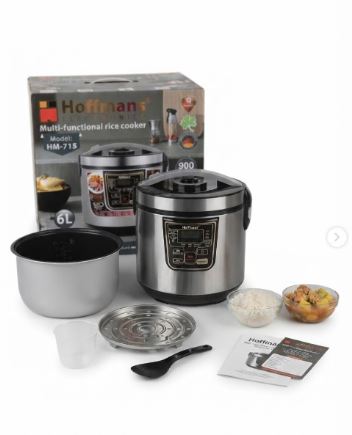 HOFFMANS Conventional Electric Cookers (6 L, Silver)