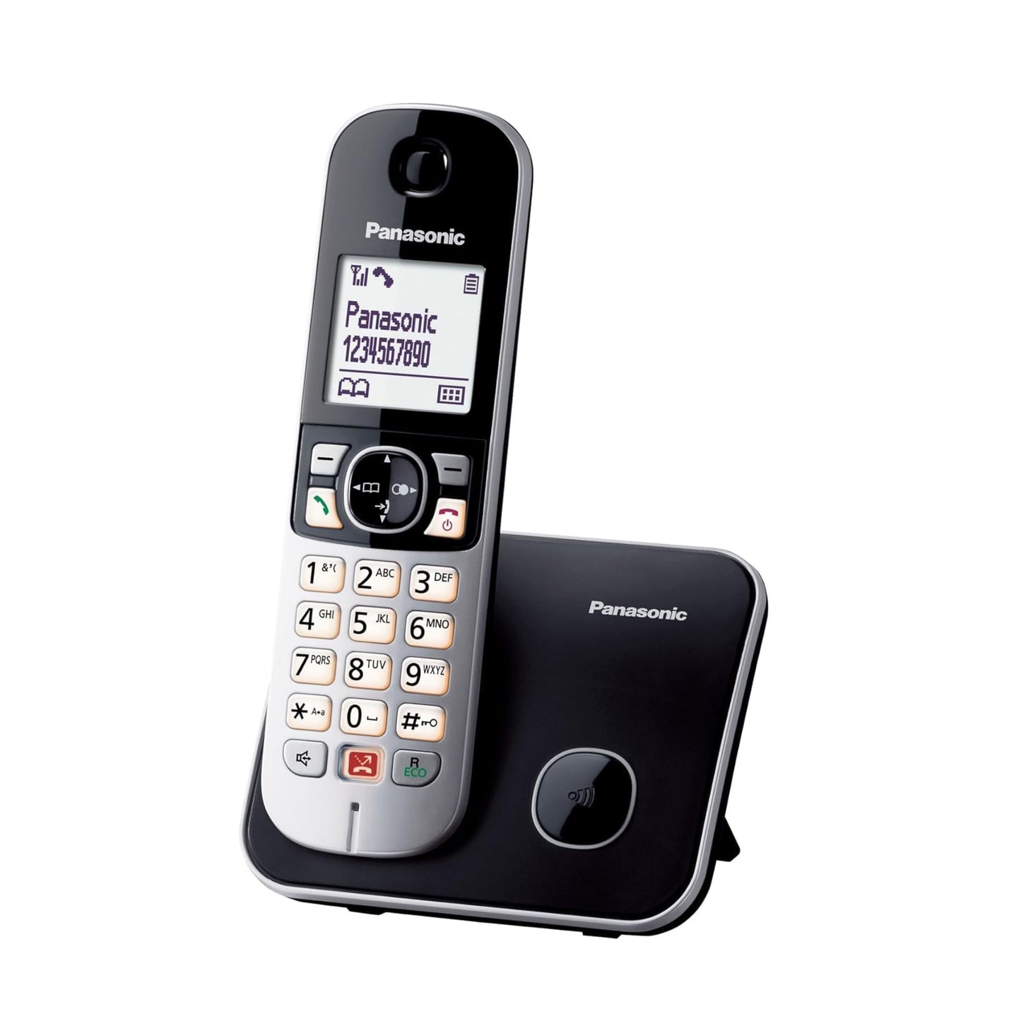 Cordless Panasonic Dect Black and Silver