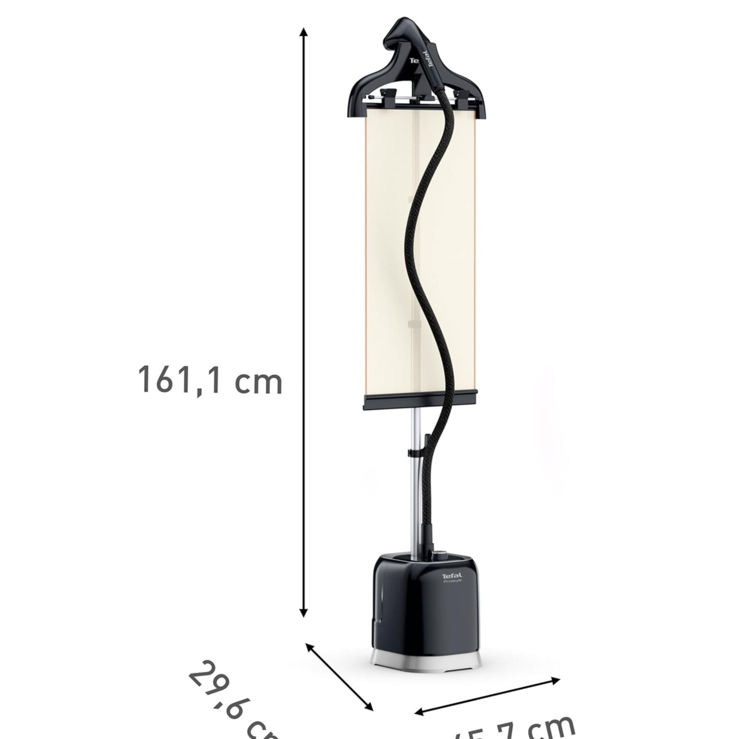 Tefal Pro Style, Upright Garment Steamer, Curtain, 42gmin, 2000W, Black