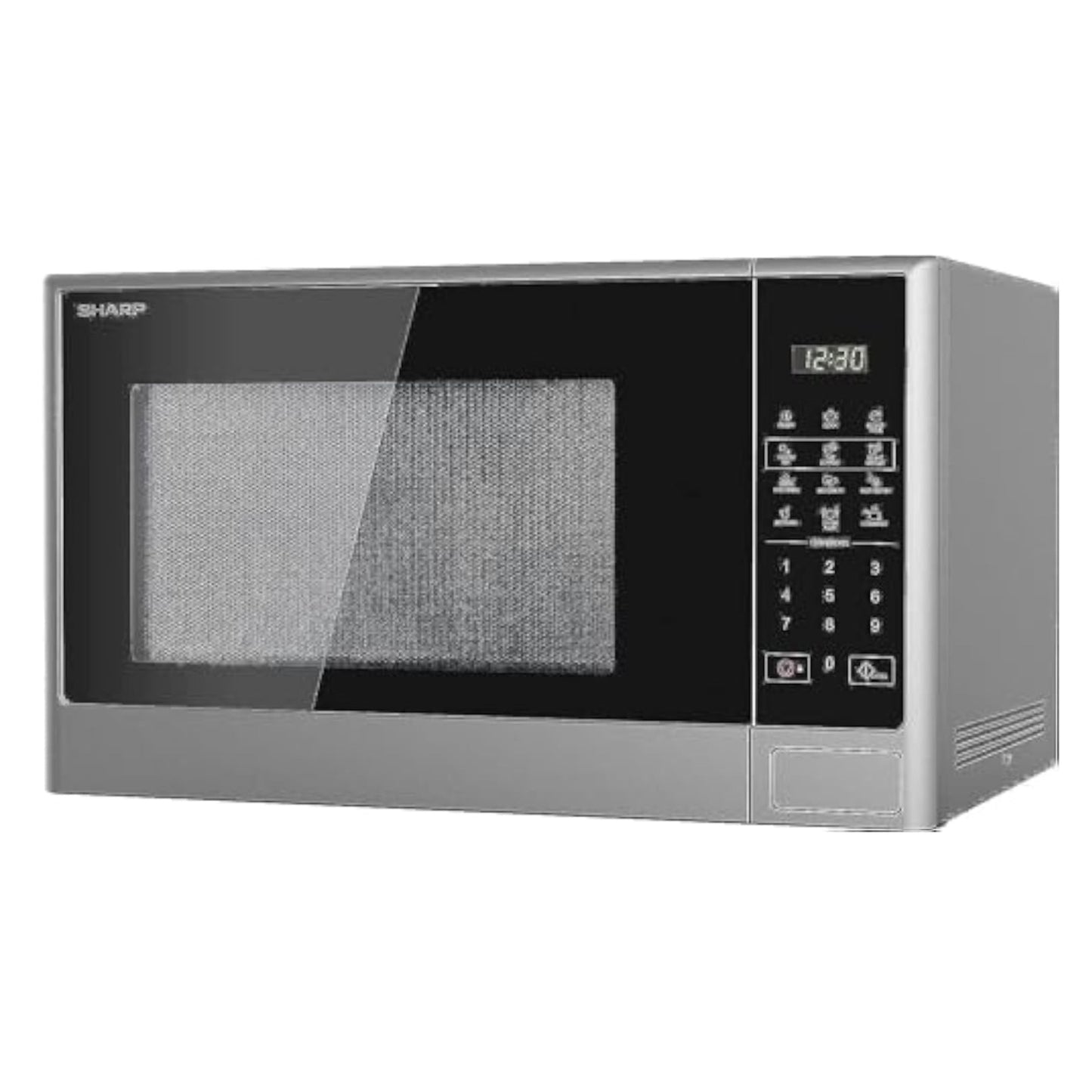 Sharp 28 Liter Stainless Steel Digital Solo Microwave, with 10 Power levels