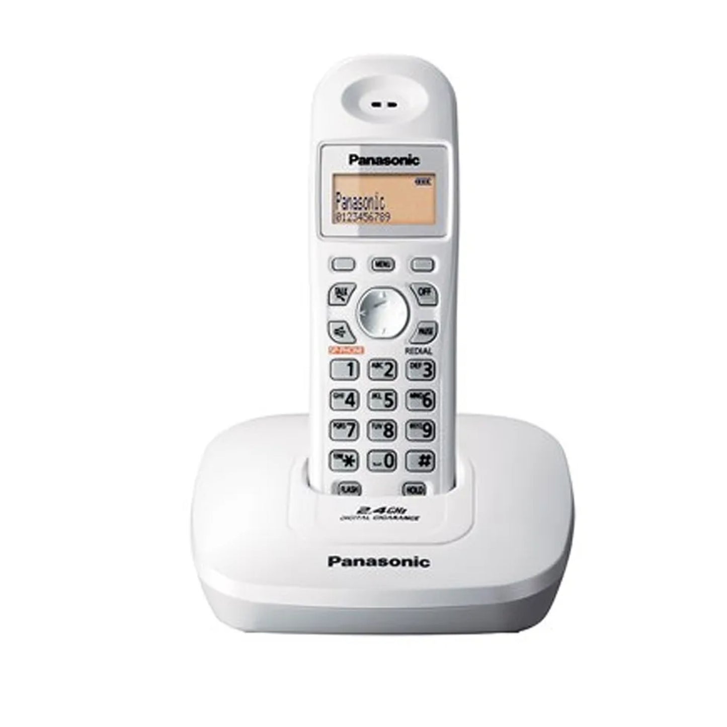 Panasonic Single Line 2.4GHz Digital Cordless Telephone - White