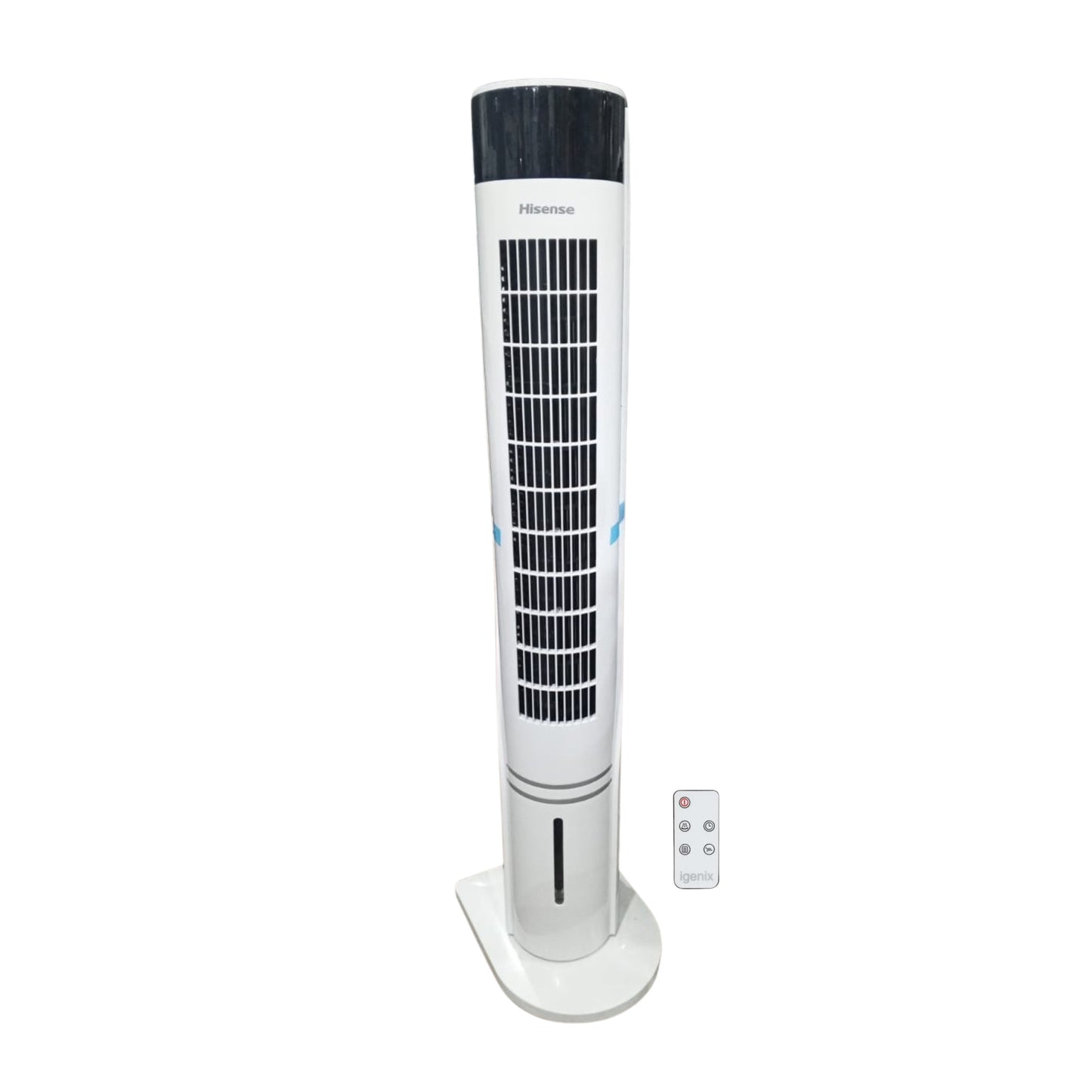 Hisense remote controlled TOWER air conditioining fan with water mist 360 degree rotation 60W - 105cm