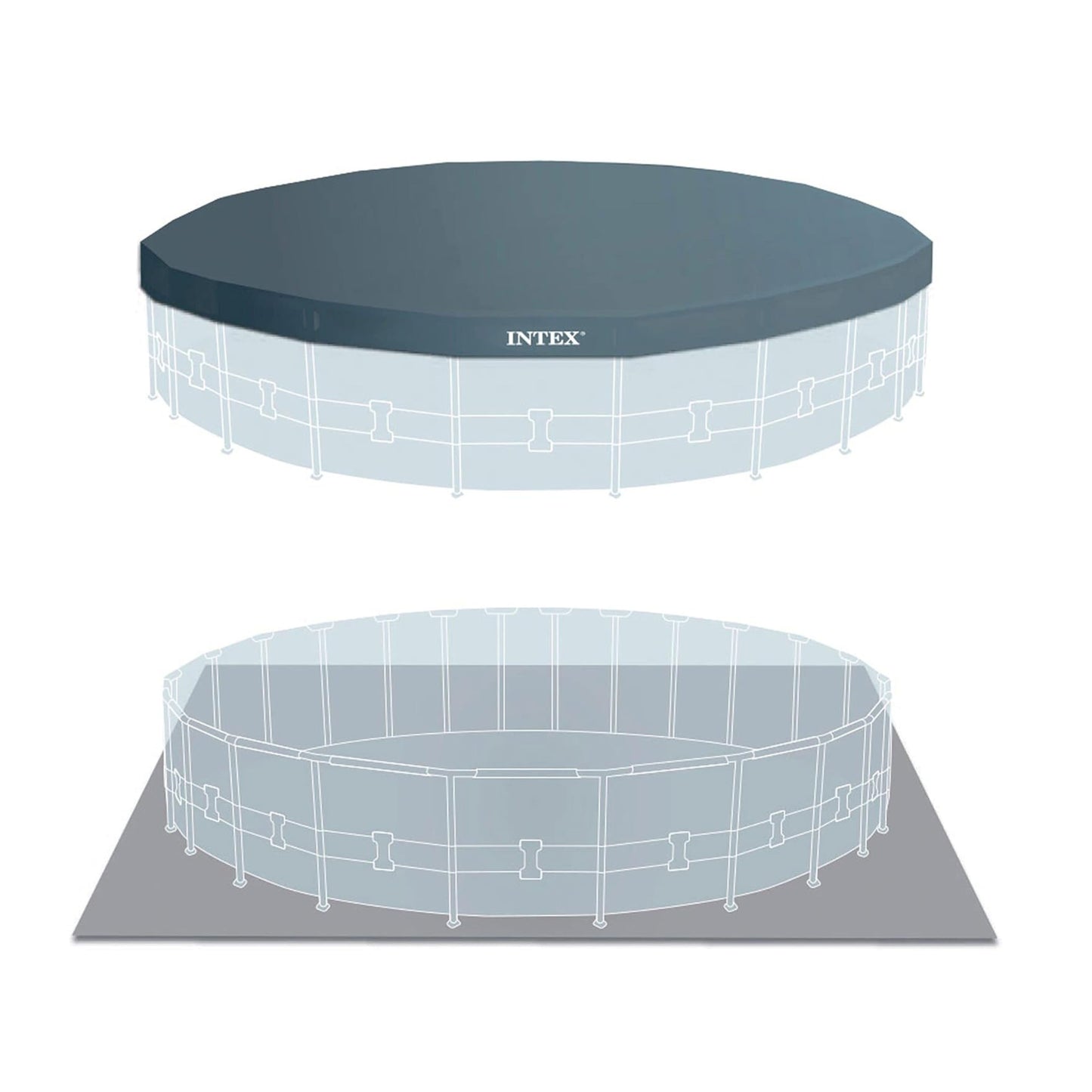 Intex round Prism Frame Pool 549cm x 122 cm
