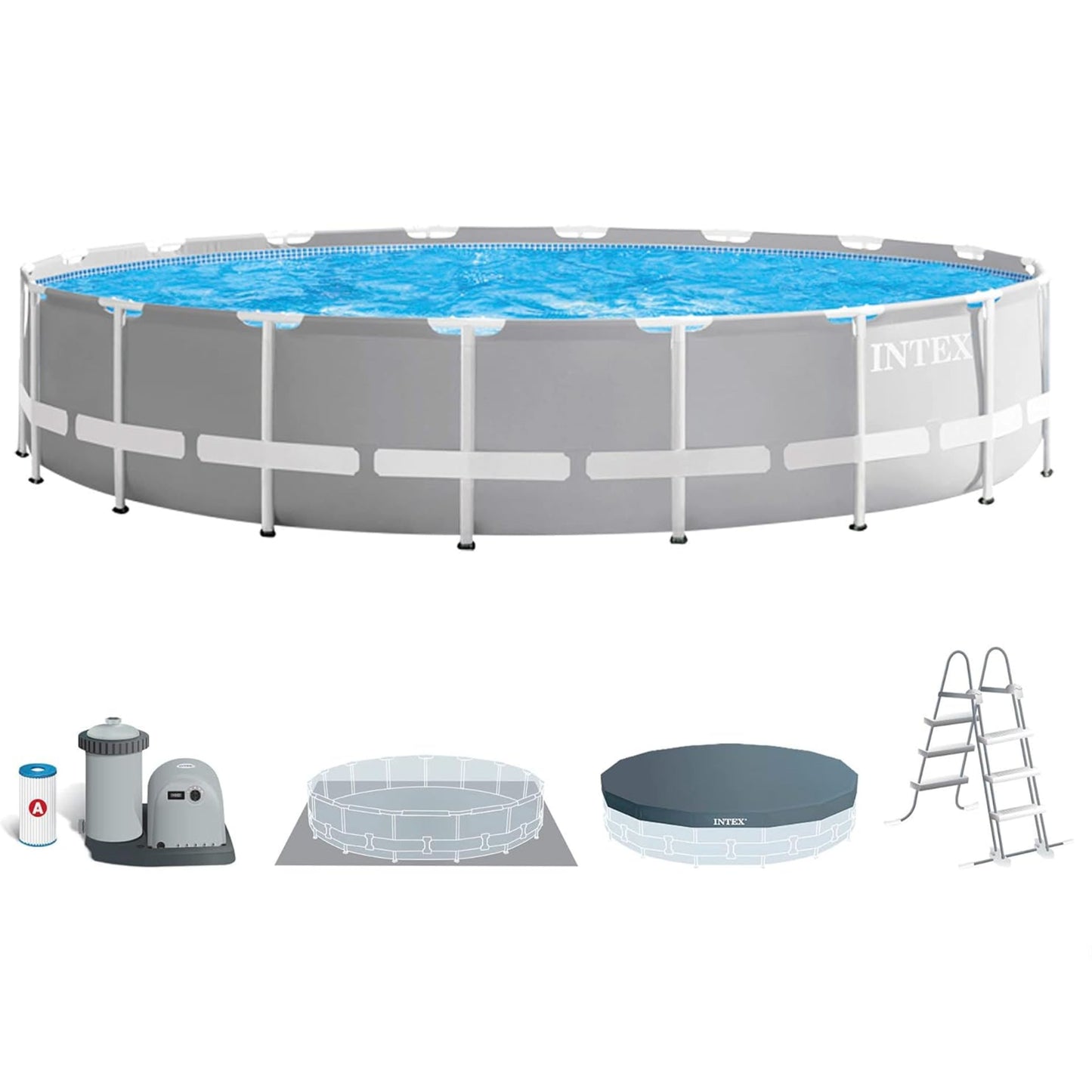Intex round Prism Frame Pool 549cm x 122 cm