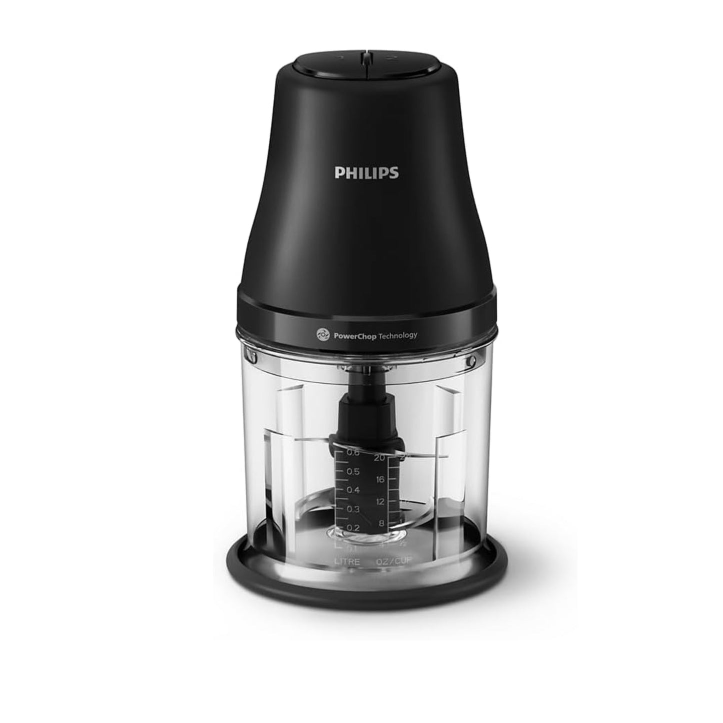 Philips Chopper 450W, 4 blades, 2 speeds, 1L, Plastic, HR1501/00