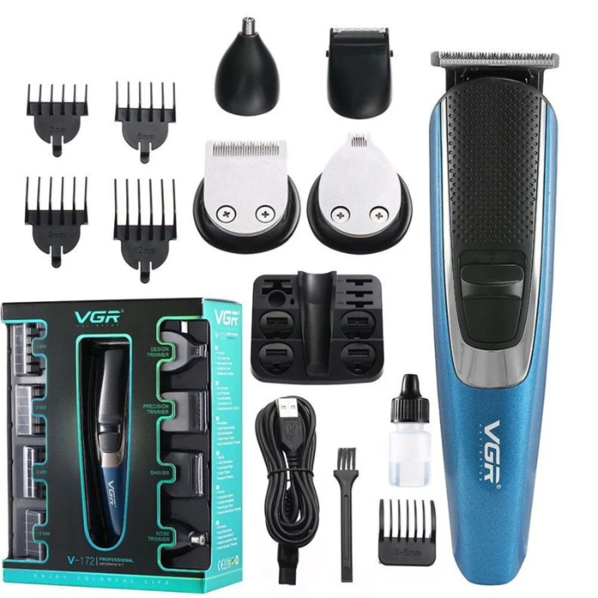 VGR Professional Face, Hair and Body – Multi Grooming kit,