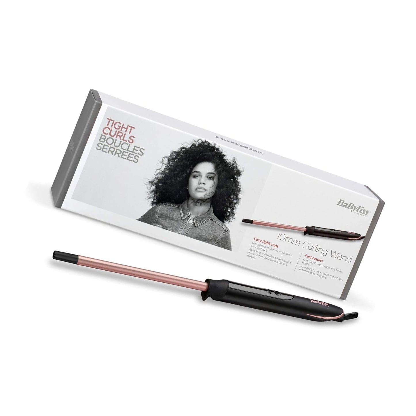 BaByliss Curling Iron 10 mm Curling Iron - Quartz Ceramic Coating