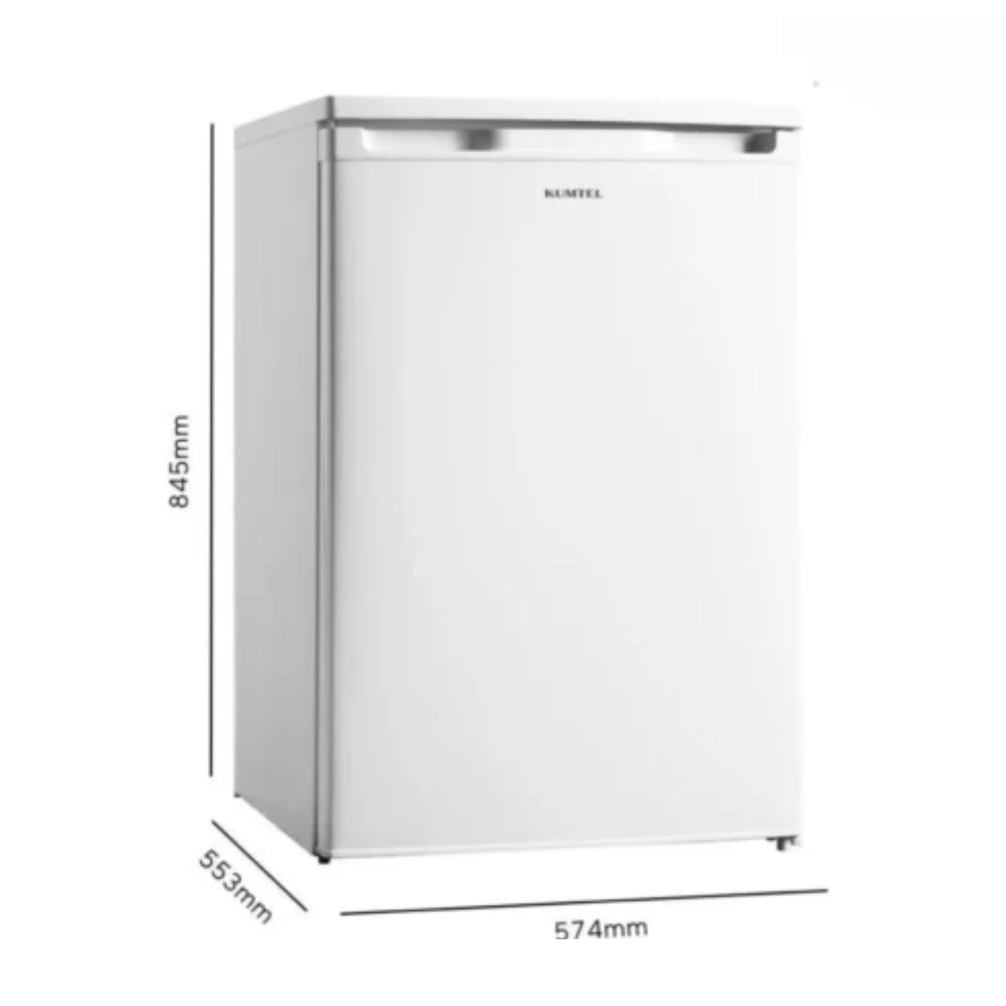 Kumtel Freezer 3 drawers 85 cm Height - white - 88L