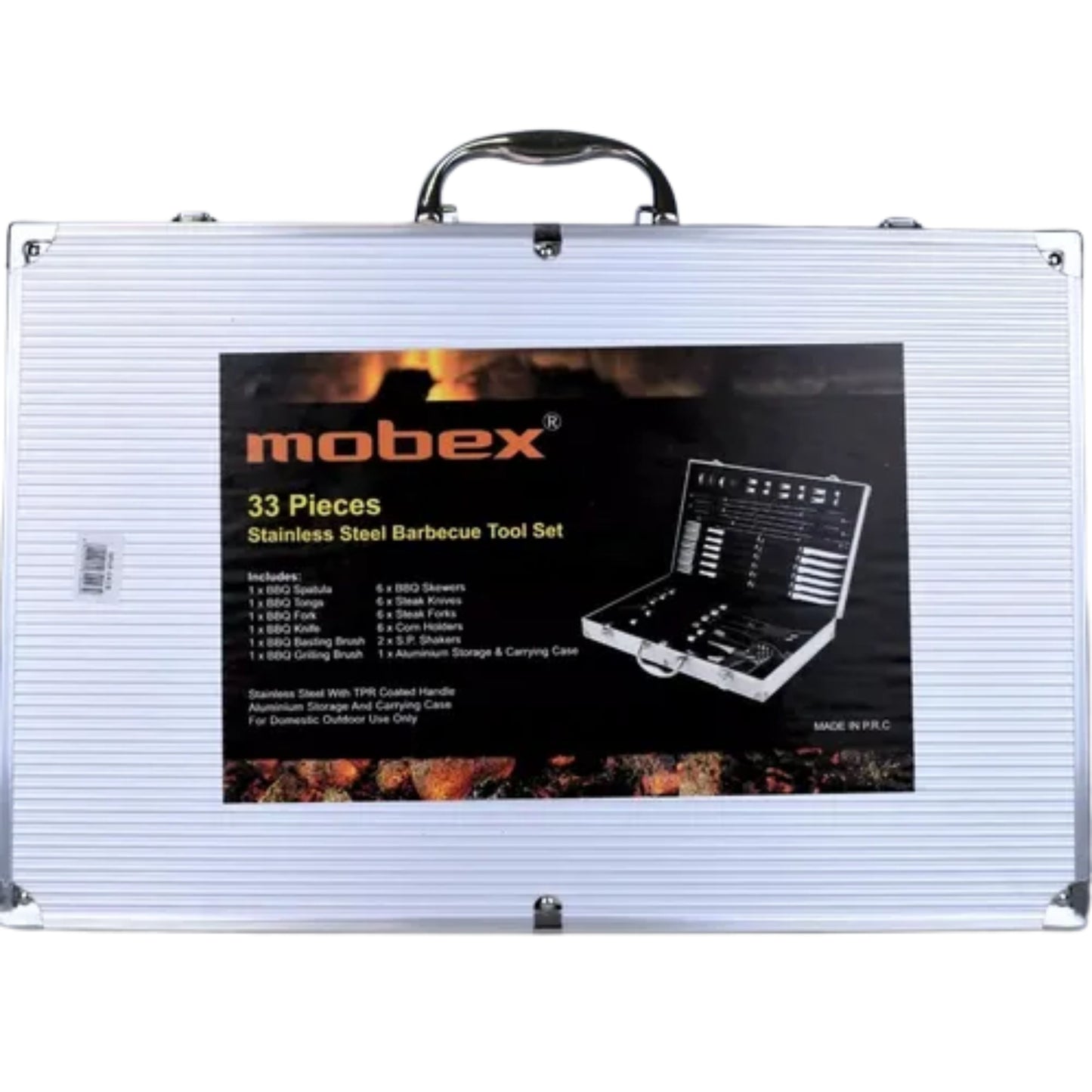 Mobex 33-Piece BBQ Tool Set – Grill Like a Pro