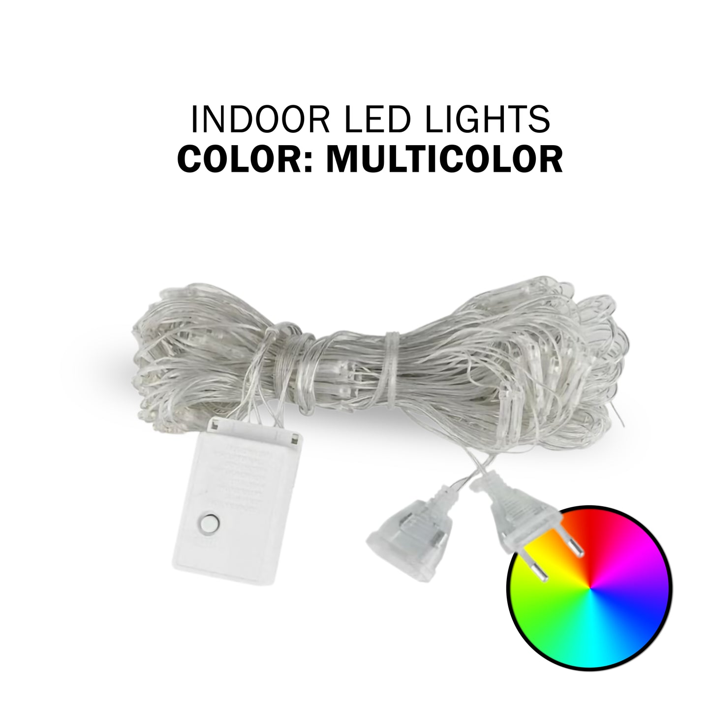 Led lights - white wire 100 lamps