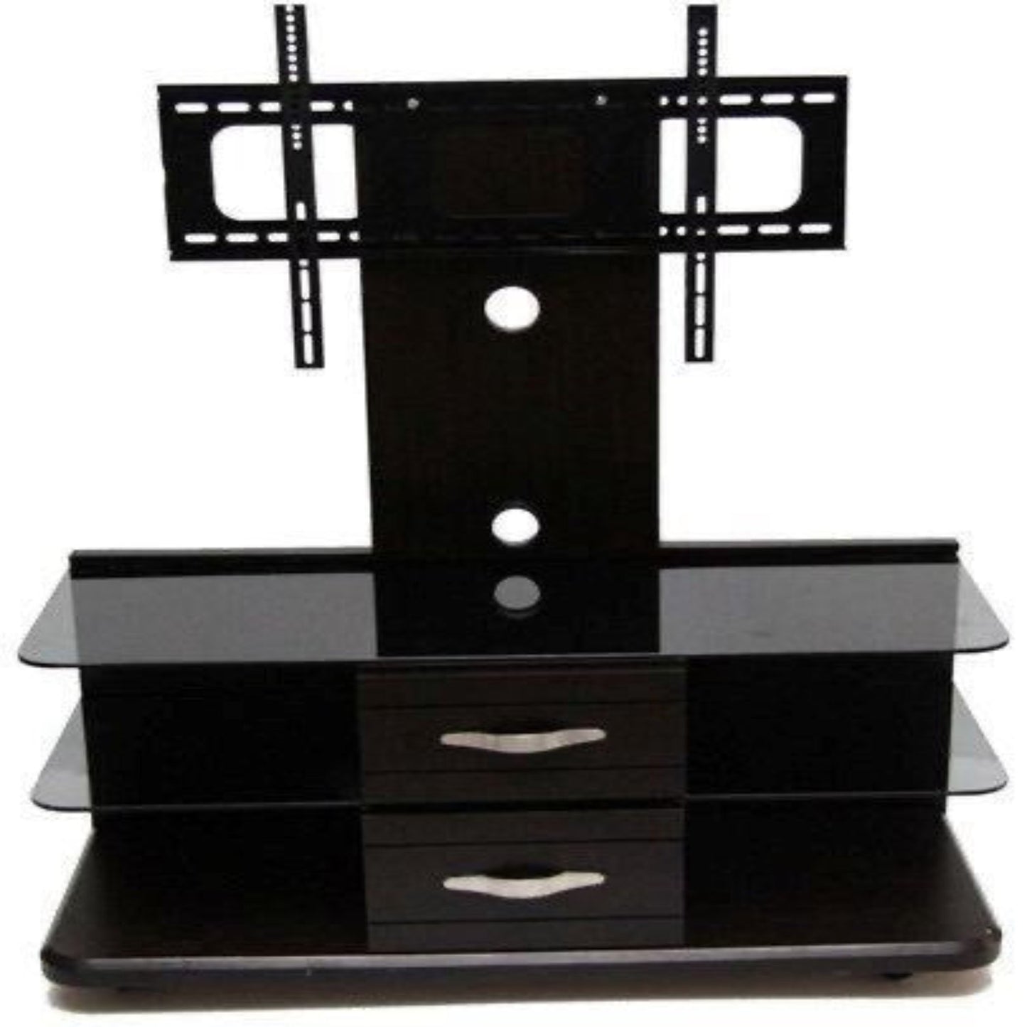 Tv Table Stand With Wall Bracket And Drawers