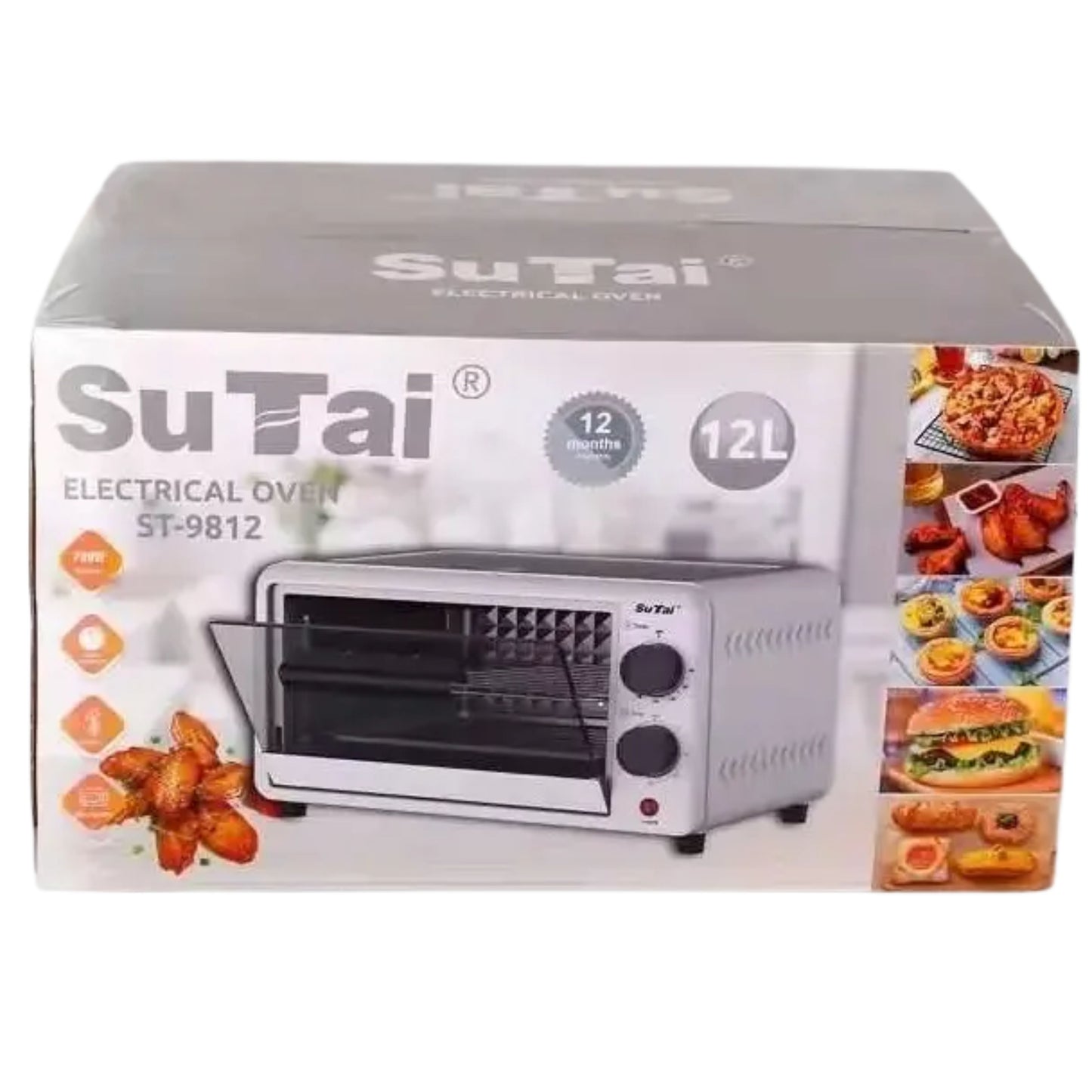 Sutai Electric oven 12L 700W Available in 3 colors