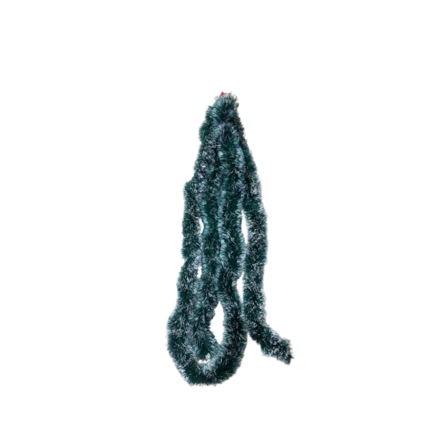 green and white Christmas garland - 5 meters