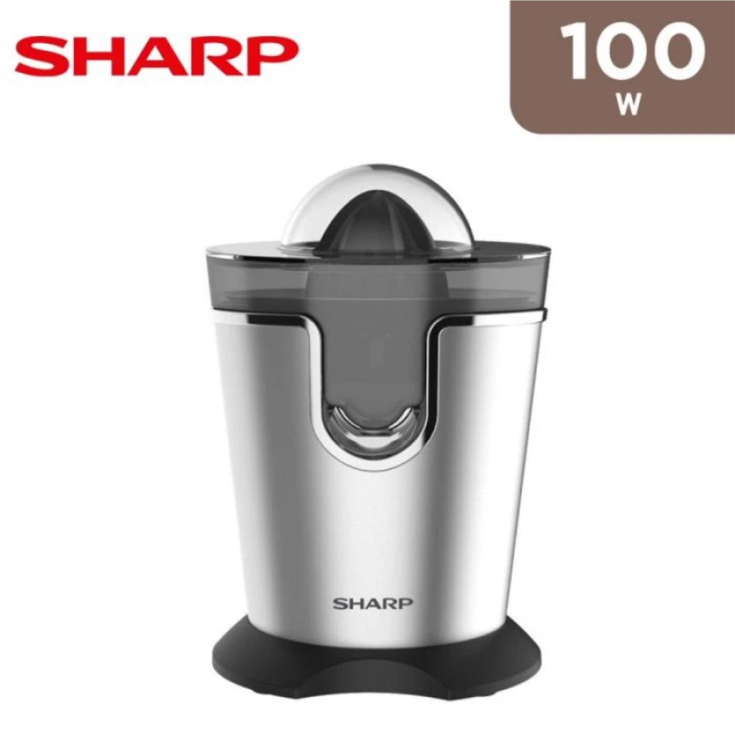 harp Citrus Juicer 100W Stainless Steel Silver Powerful Electric Juicing Machine for Oranges Lemons and Grapefruits Easy to Clean 1.2 Liter Capacity