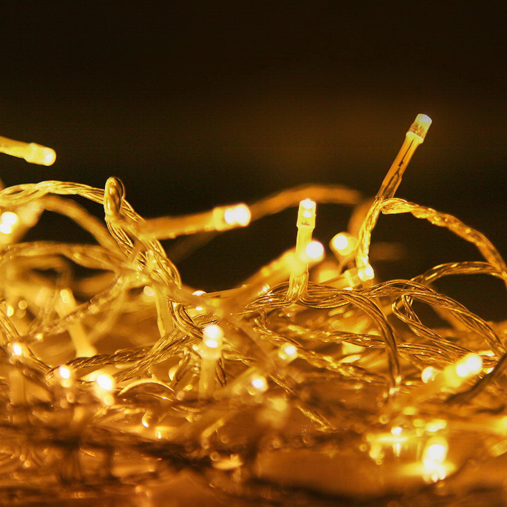 Led lights - white wire 100 lamps