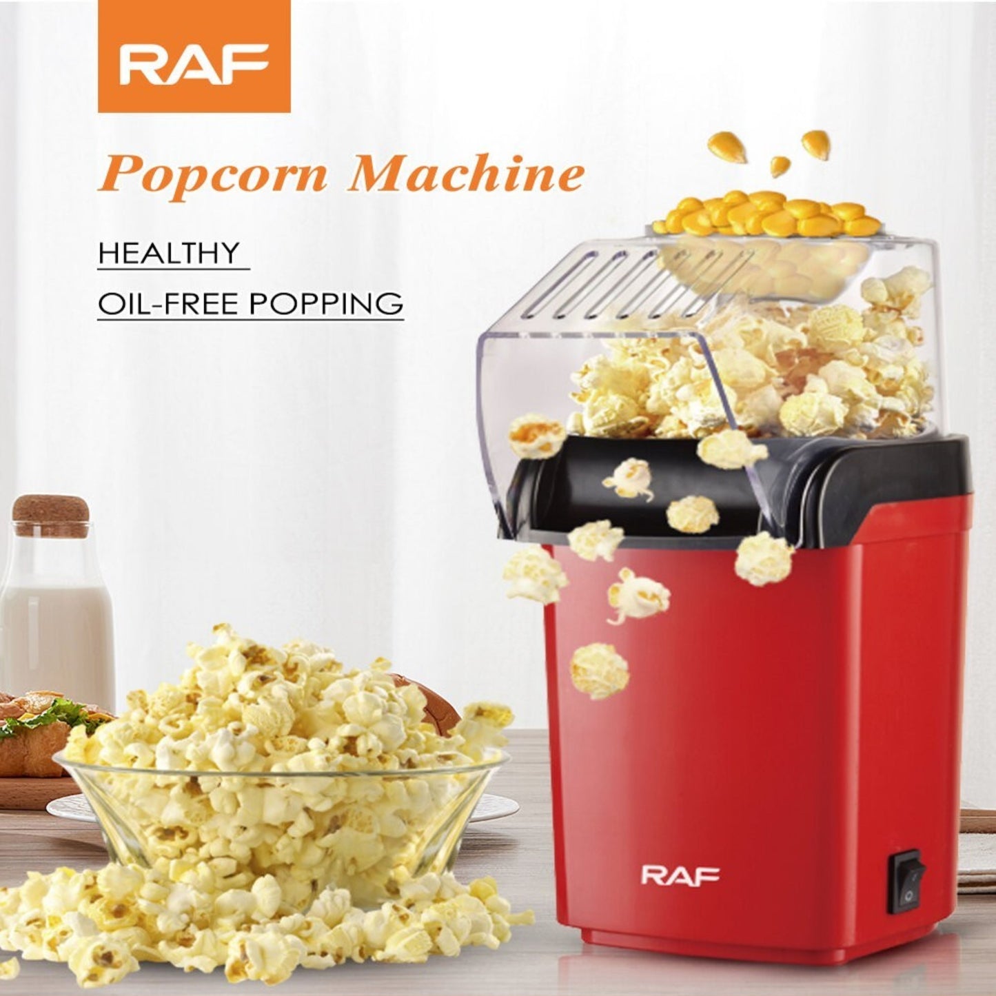 RAF Popcorn Machine - 1200W