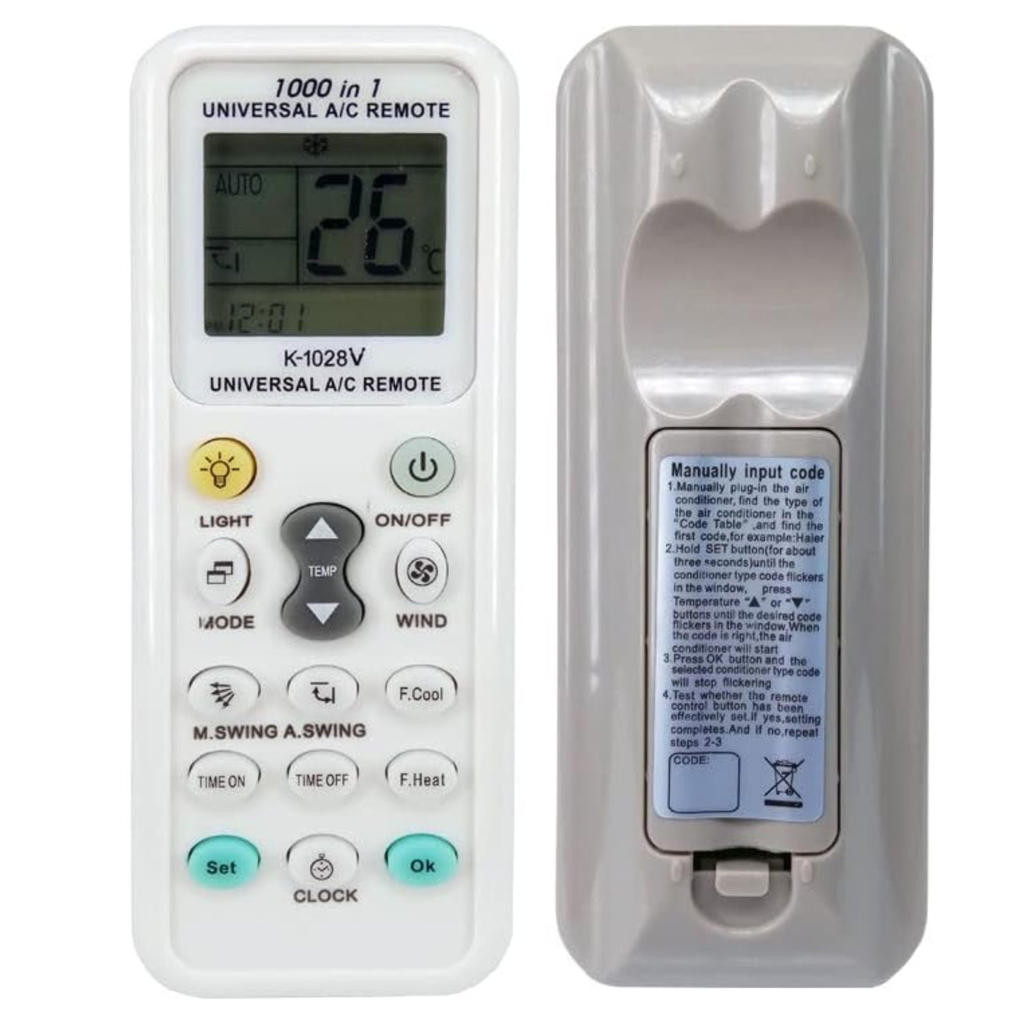 Ac universal Remote control K-1028V