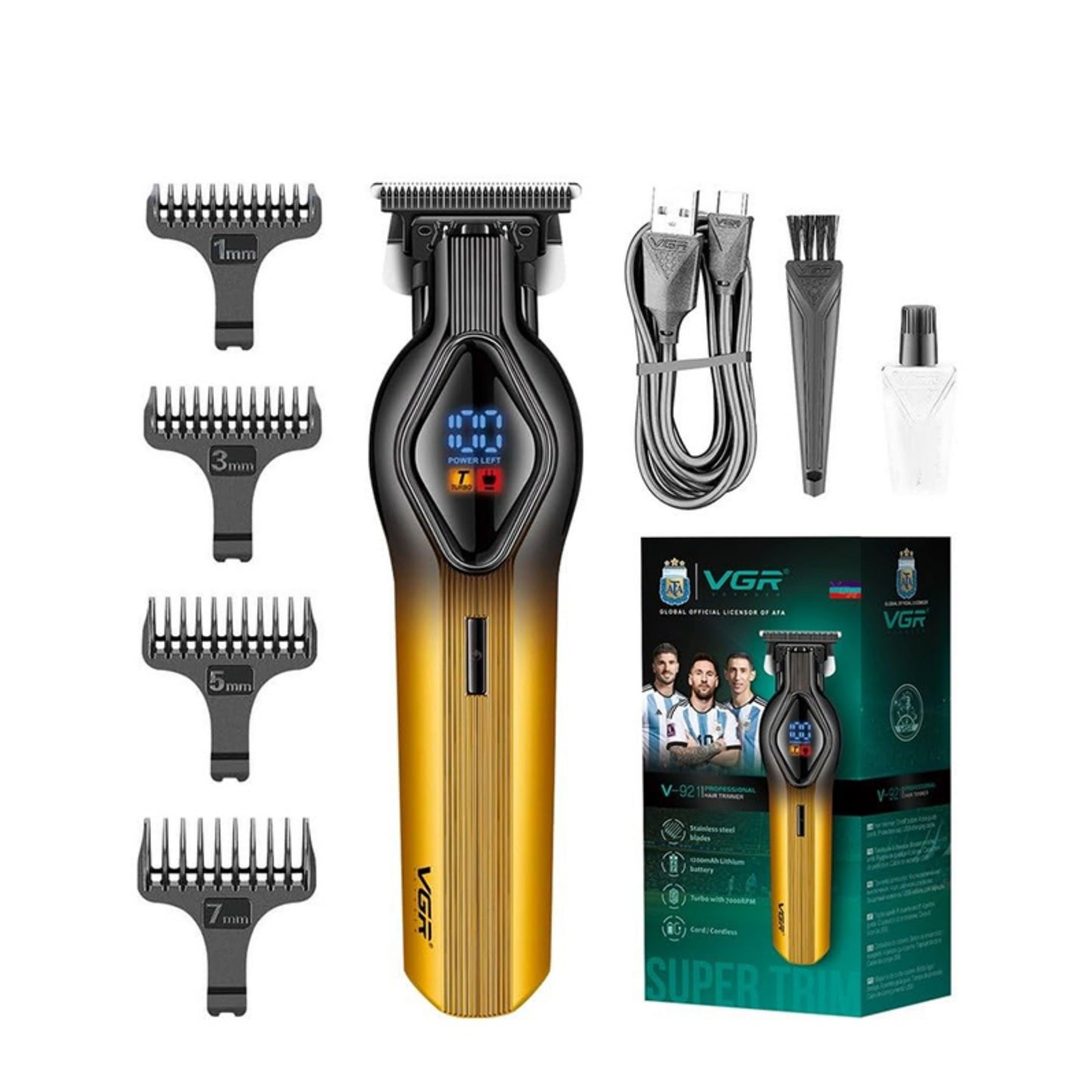 VGR V-921 Professional Hair Clipper Electric Hair Beard Shaver Trimmer