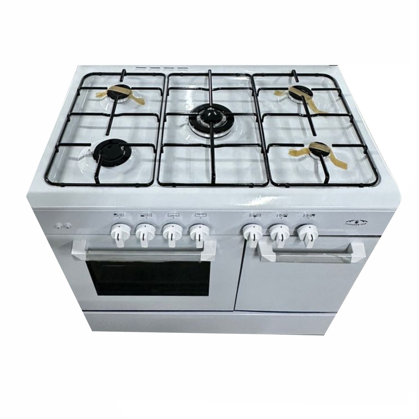 Elegance Gas cooker 5 burners 2 Doors - White
