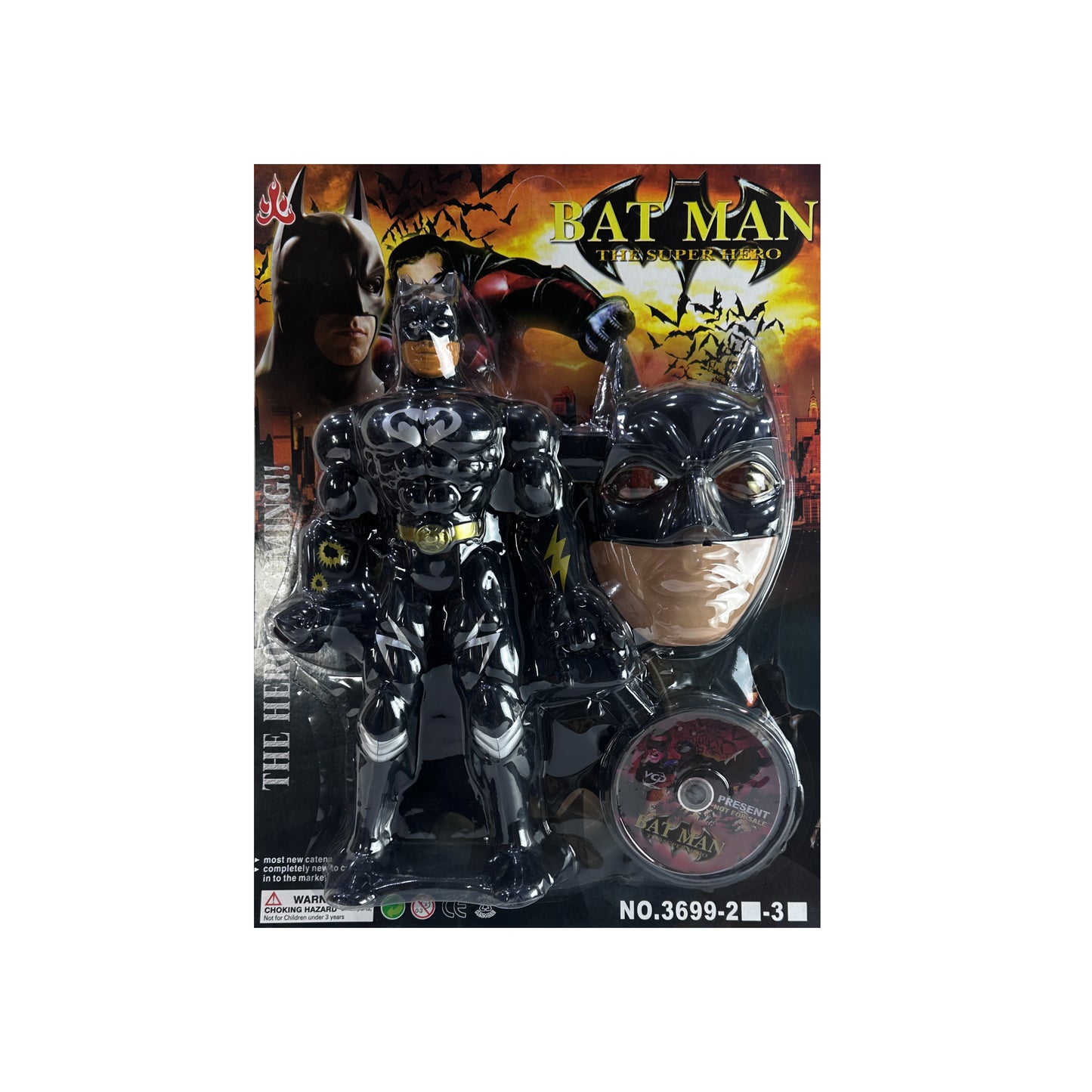 BATMAN Super Hero With CD And Mask