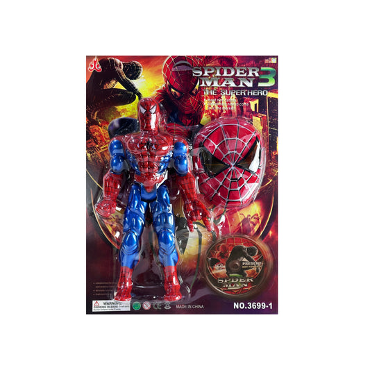 SPIDERMAN figure with mask and cd