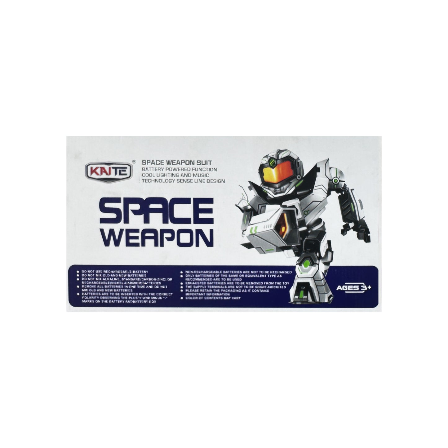Space Weapon Light And Sound White Colour