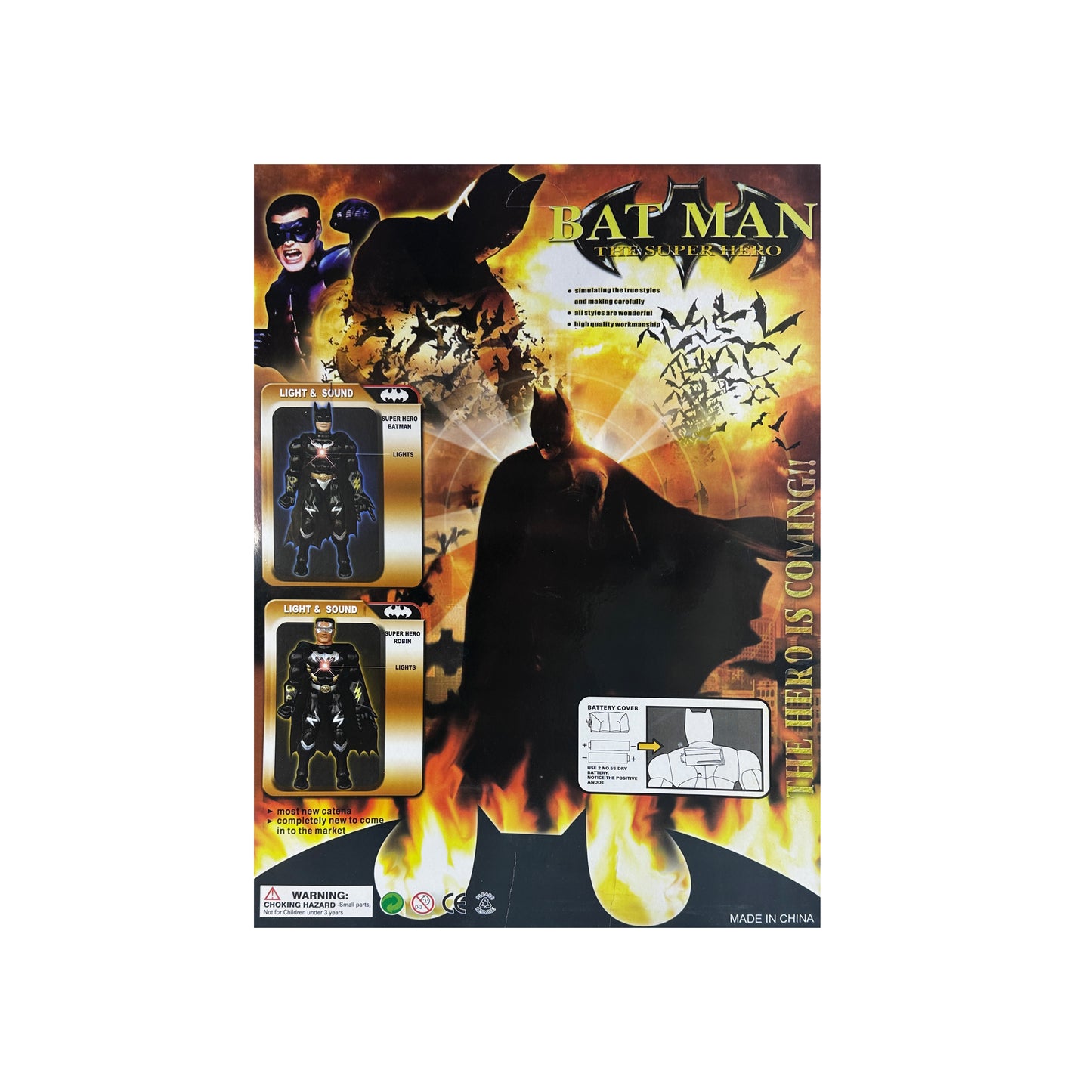 BATMAN Super Hero With CD And Mask