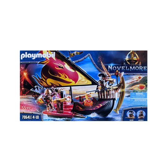 PlayMobil NovelMore Nights BurnhamRaiders Fire Ship 55 pieces