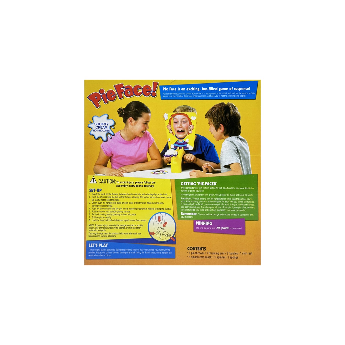 Pie Face toy
