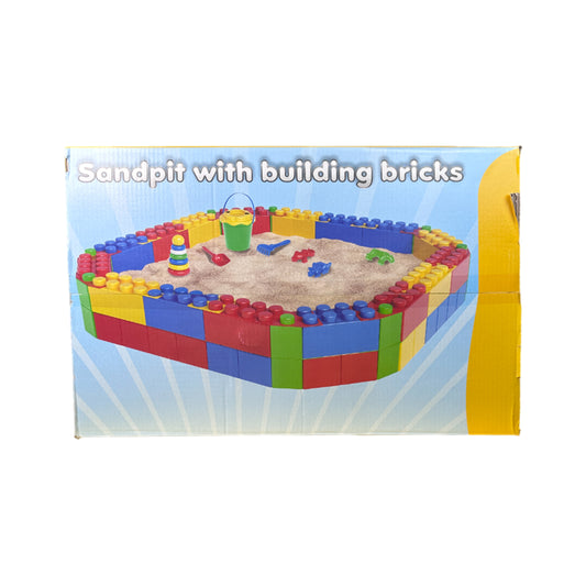 Sandpit with Building bricks
