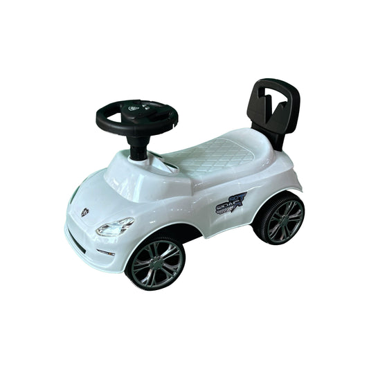 white Kids ride-on 4 wheels car