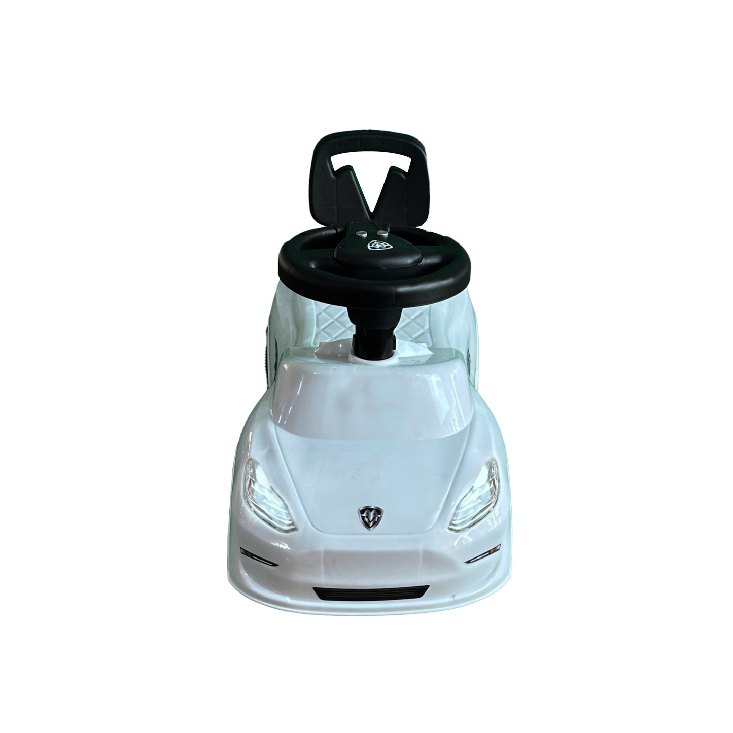 white Kids ride-on 4 wheels car