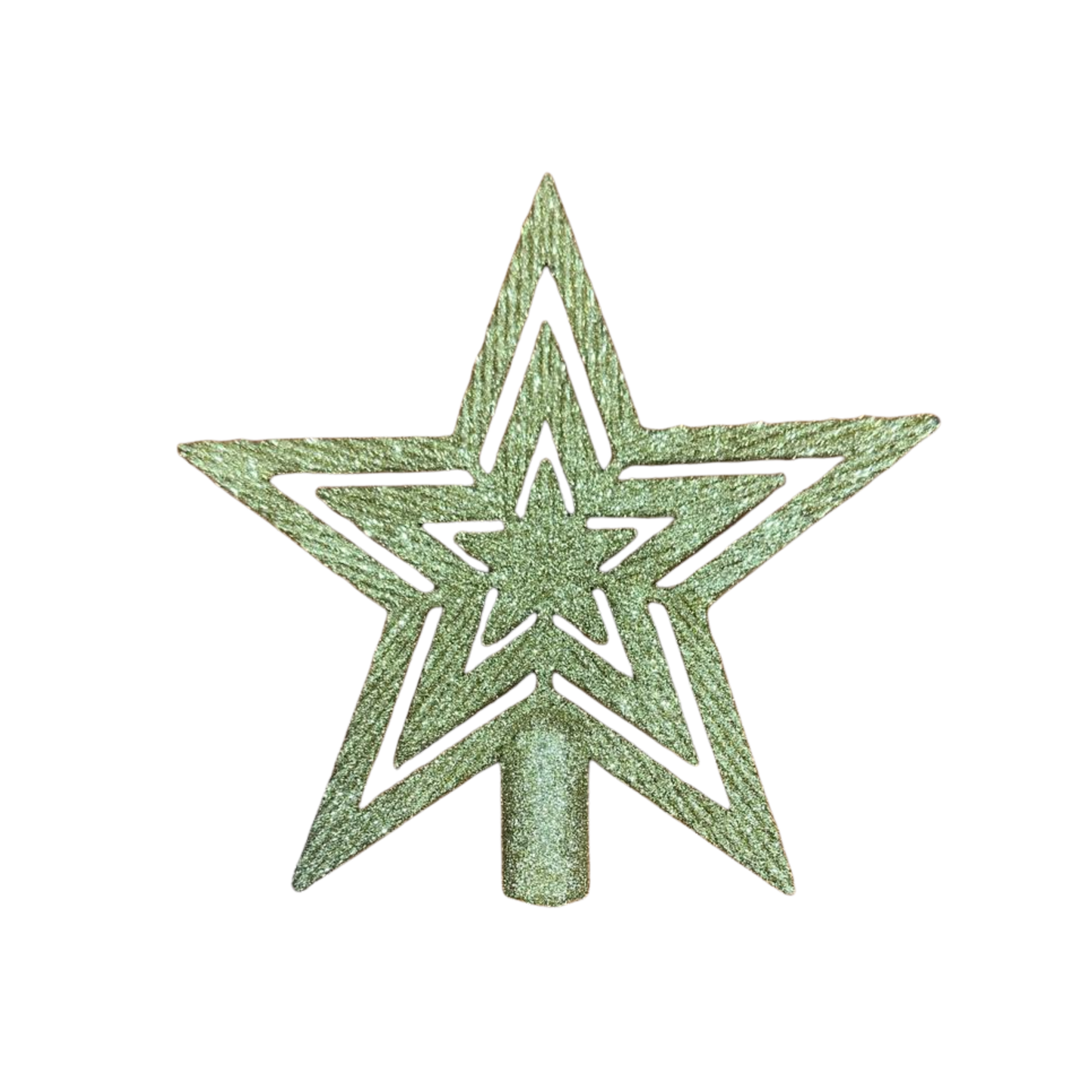Glittery Tree topper Gold