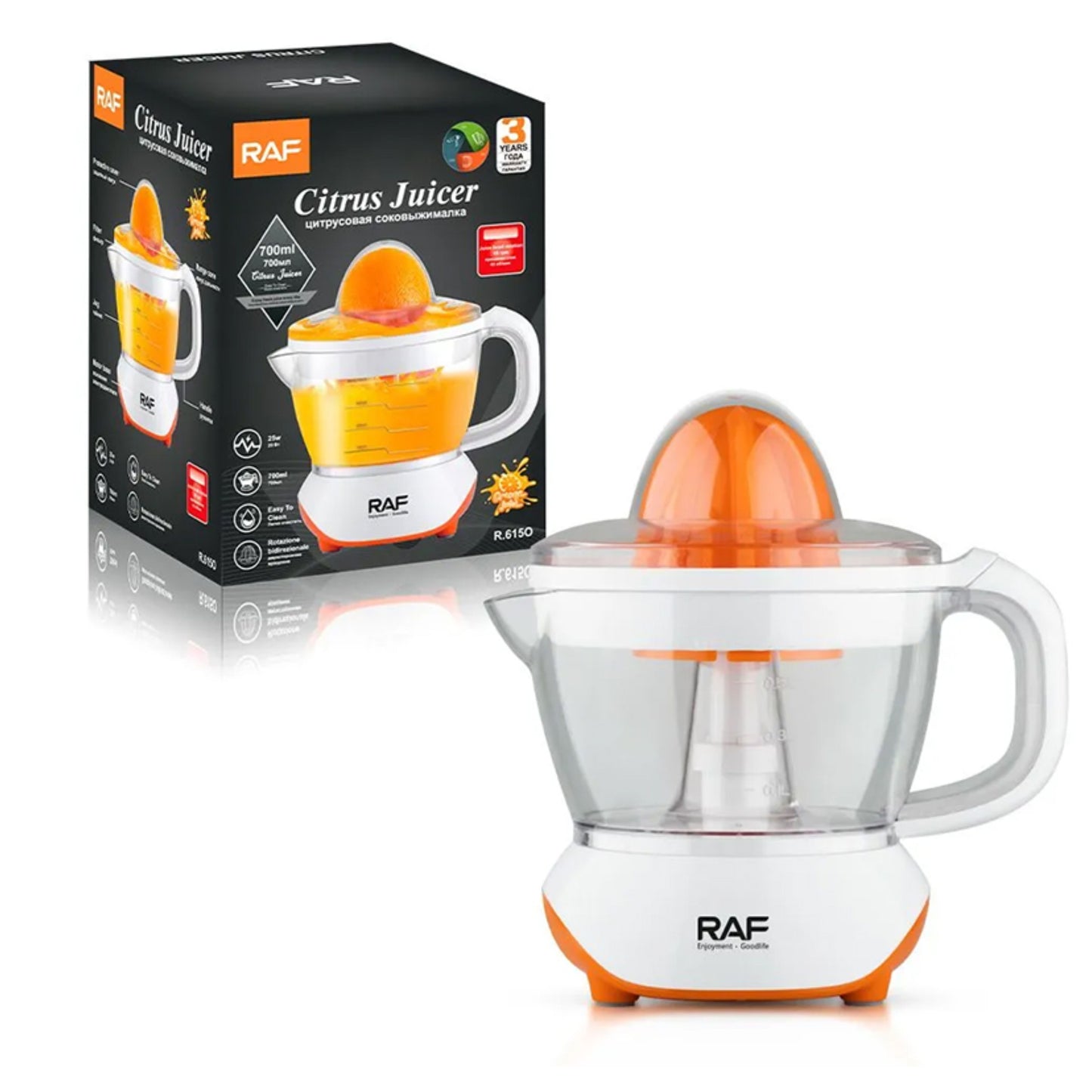 RAF Electric Juicer Portable Juicer 25W