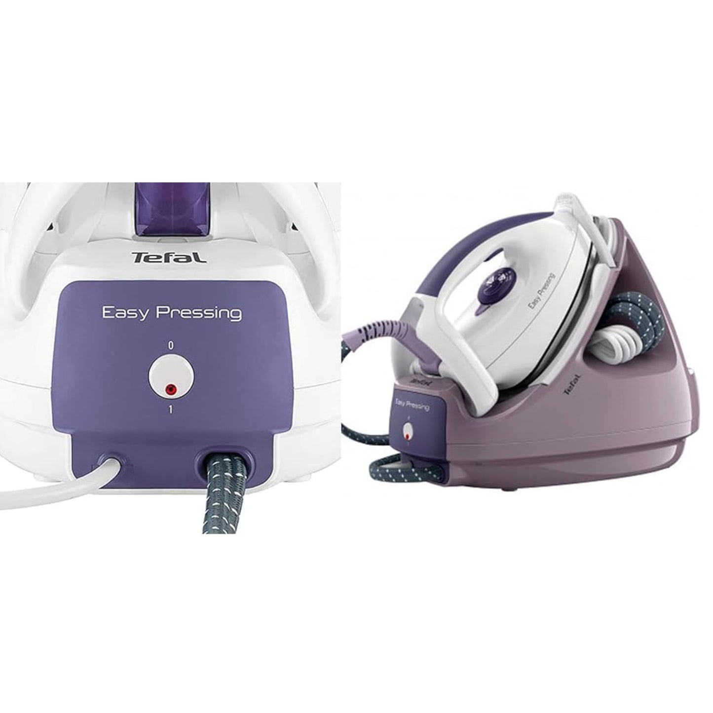 Tefal steam Iron Station, Plastic, 1 litres,1950-2320W, White/Purble "International Warranty"