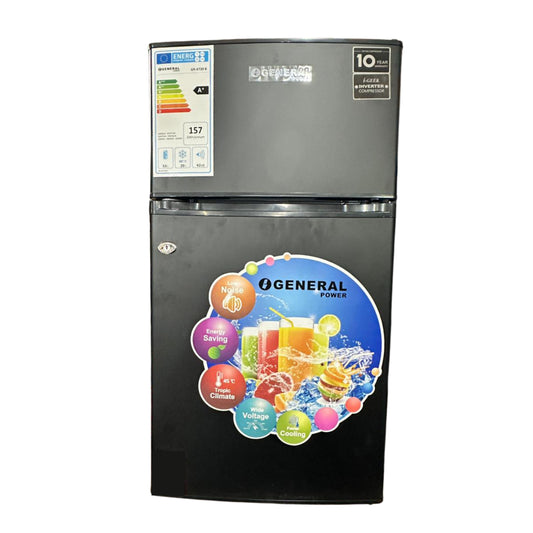 O-General Power 85L Black  Office Refrigerator  2D- 85cm - Black