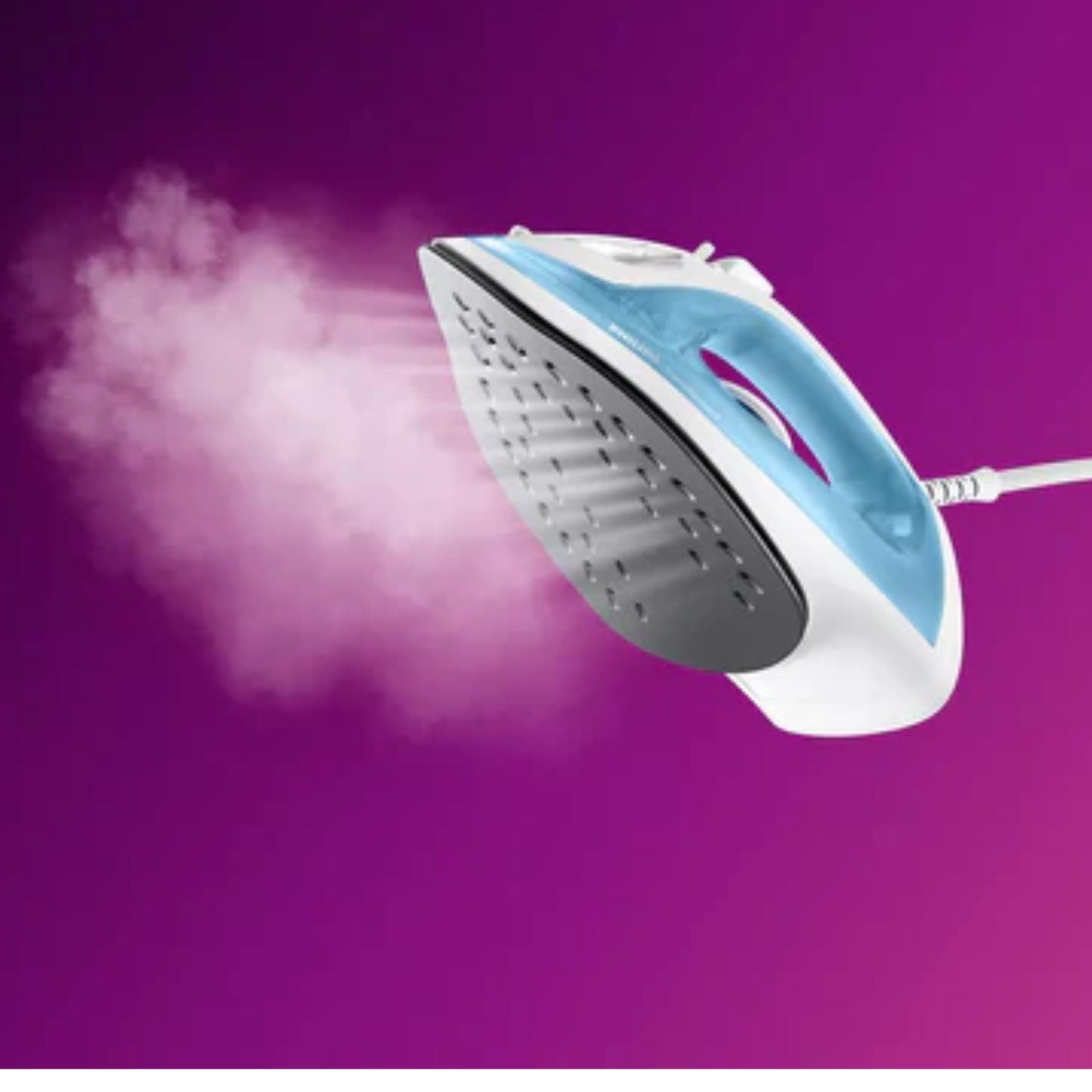 Philips EasySpeed Steam Iron - 2000W, Steam boost up to 90 g, Non-stick soleplate, Anti-scale - Blue