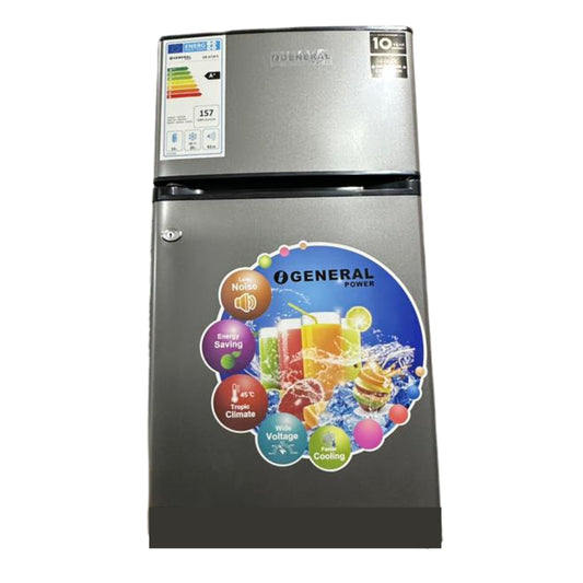 O-General Power 85L Black  Office Refrigerator  2D- 85cm - Silver