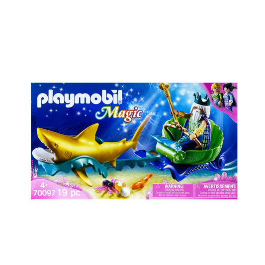 Playmobil Mermaid King of The Sea with Shark Carriage 19pc