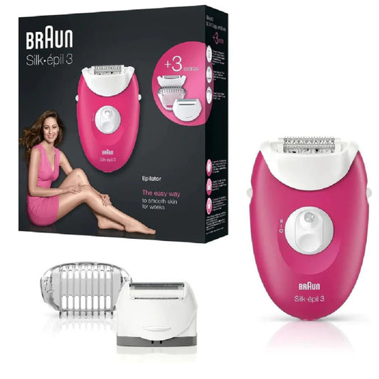 Braun Silk-épil 3 Epilator - 3 additional heads