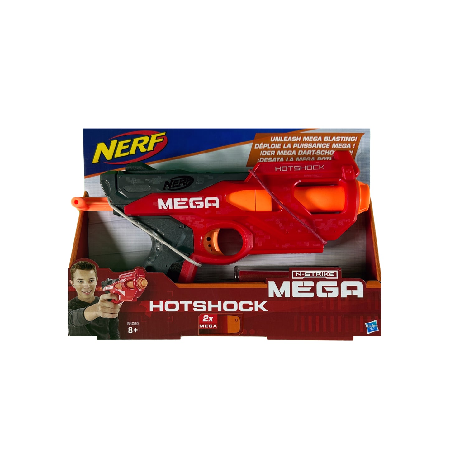 NERF Mega Toy Gun 2 shots