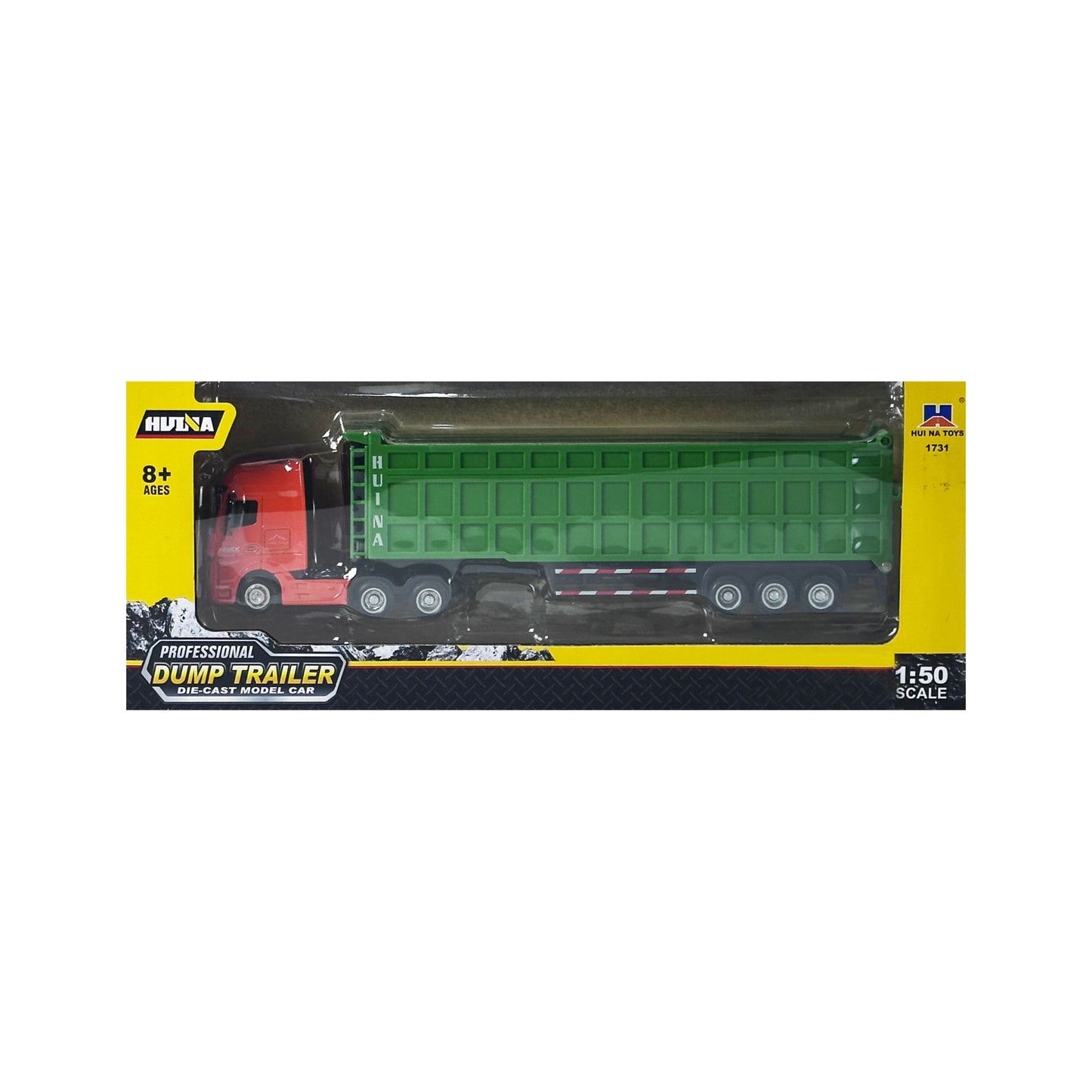Die-Cast Trailer Dump Truck