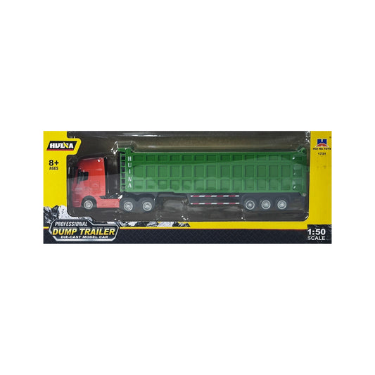 Die-Cast Trailer Dump Truck