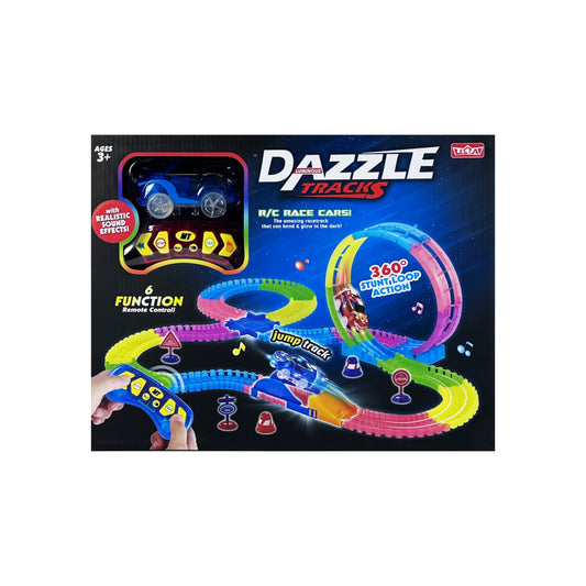Luminous Dazzle Track Race Cars