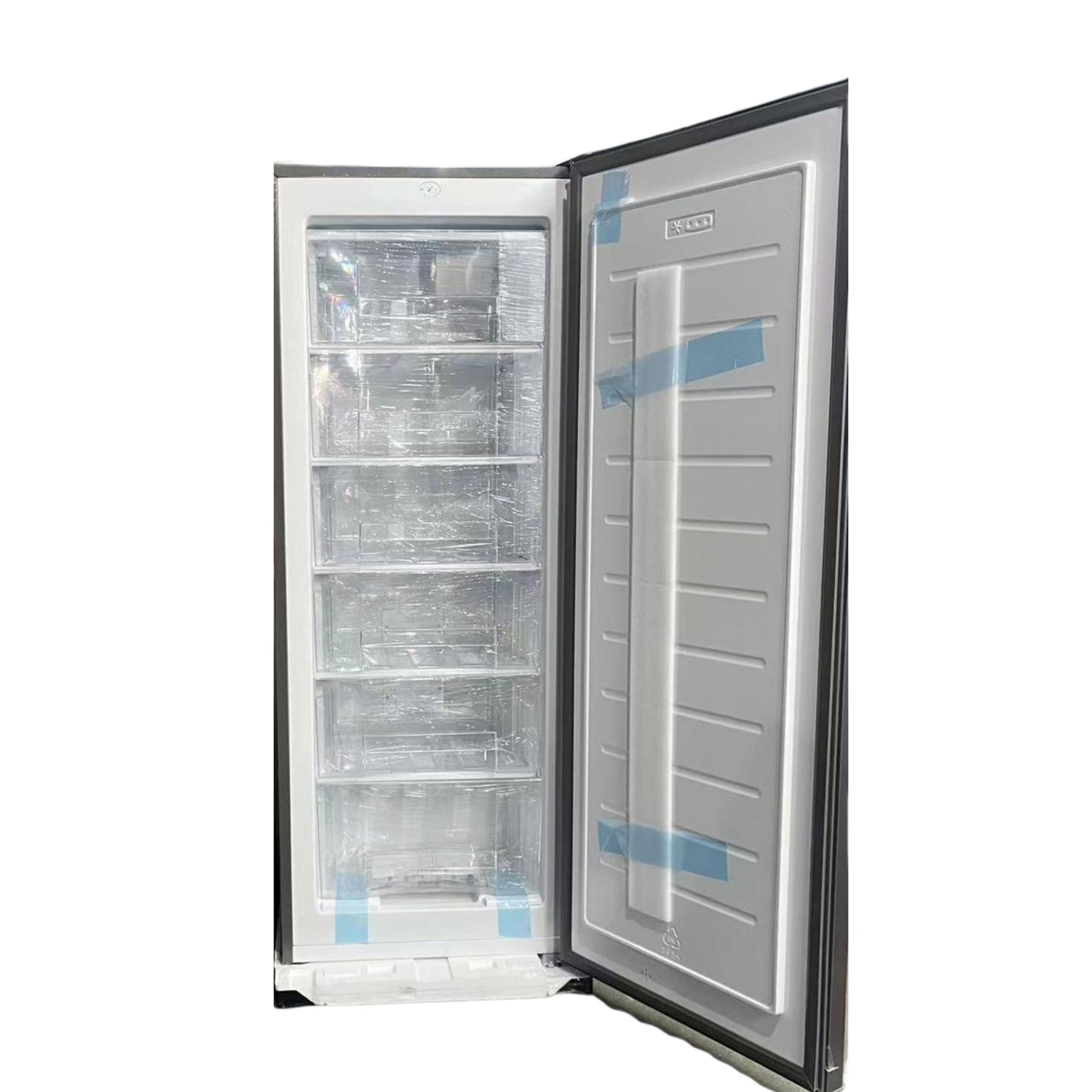 National line UPRIGHT FREEZER SIX DRAWERS Silver - 200L 144cm