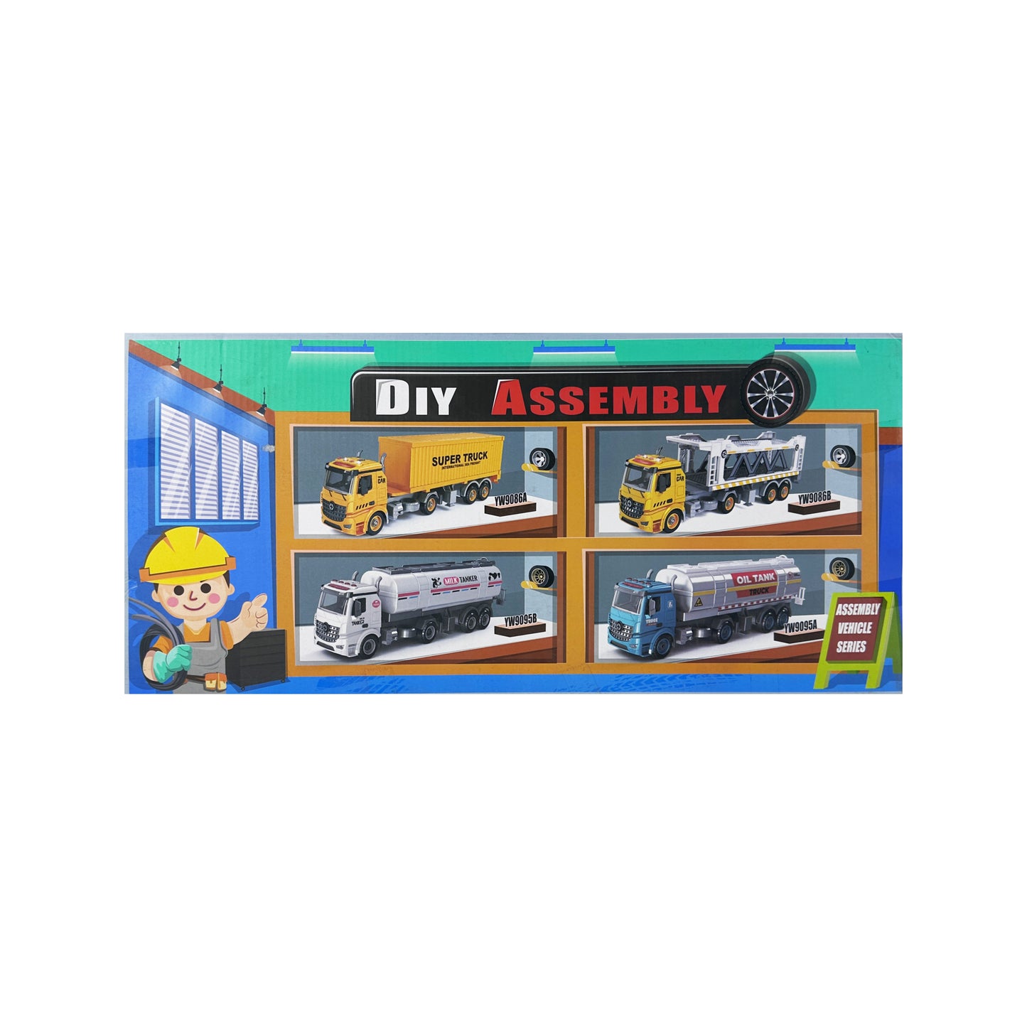 Alloy Car Toy, Milk Cart Truck Tanker  Model Pull‑Back