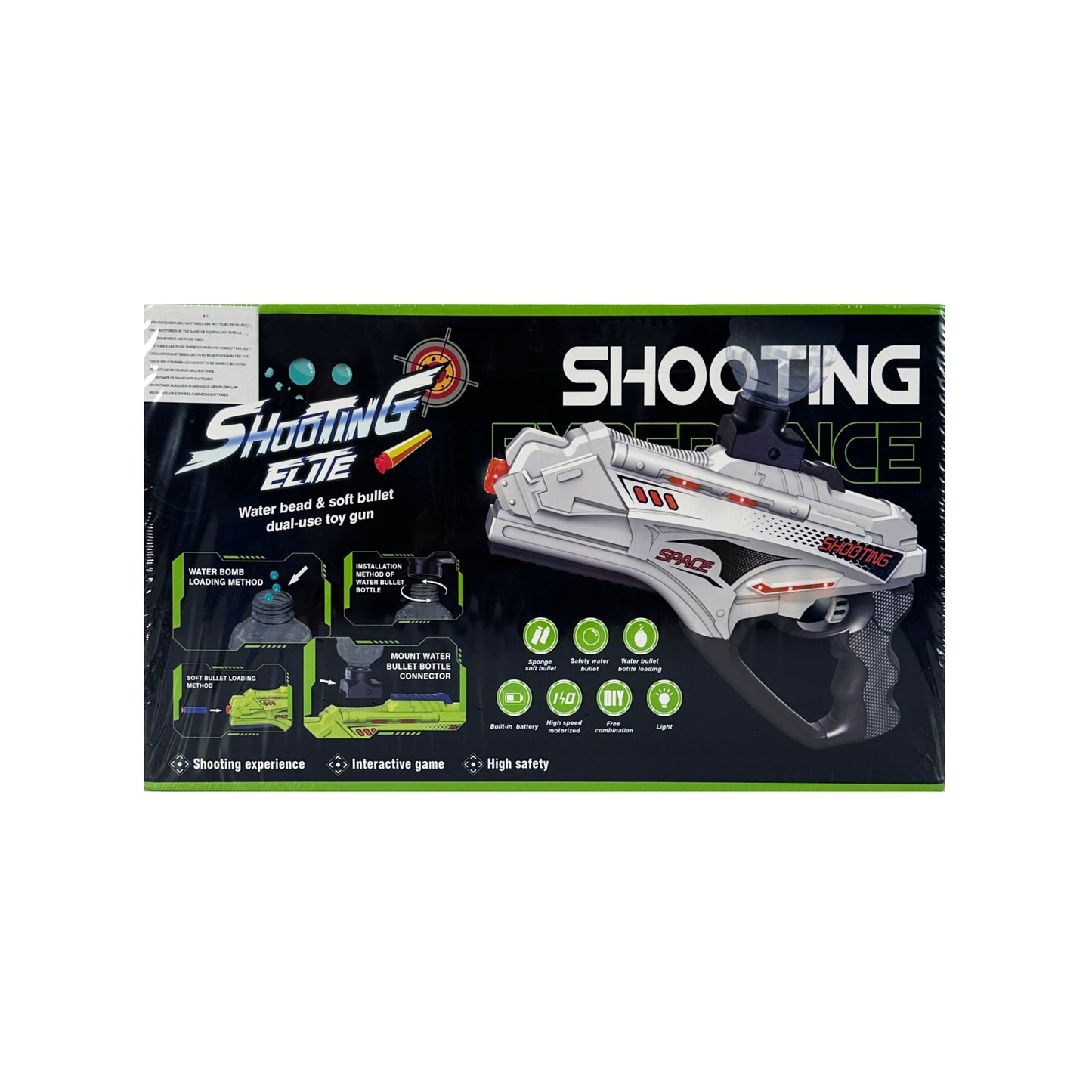 Shooting Elite "Space Series" Dual Mode Foam Dart & Hydro Ball Blaster